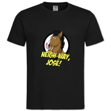 TBojack Horseman Neigh Way -shirt with Print Bojack Horseman Neigh Way - 2XL black