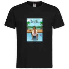 TBojack Horseman Swimming Pool -shirt with Print Bojack Horseman Swimming Pool - 2XL black