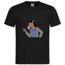 TBojack Horseman Smoke -shirt with Print Bojack Horseman Smoke - 2XL black