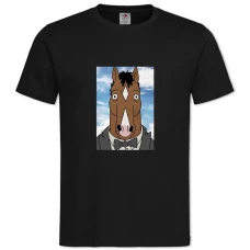 TBojack Horseman Costume -shirt with Print Bojack Horseman Costume - 2XL black