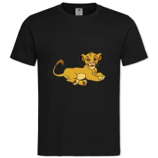 TThe Lion King Little Simba -shirt with Print The Lion King Little Simba - 2XL black