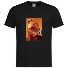 TThe Lion King All Characters -shirt with Print The Lion King All Characters - 2XL black