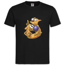TCatdog Fun -shirt with Print Catdog Fun - 2XL black