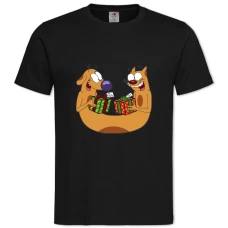 TCatdog Presents -shirt with Print Catdog Presents - 2XL black