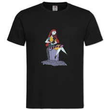 TThe Nightmare Before Christmas Princess -shirt with Print The Nightmare Before Christmas Princess - 2XL black