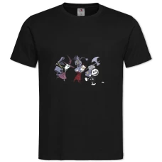 TThe Nightmare Before Christmas Heroes -shirt with Print The Nightmare Before Christmas Heroes - 2XL black