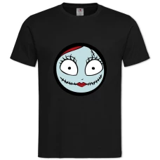 TThe Nightmare Before Christmas Face -shirt with Print The Nightmare Before Christmas Face - 2XL black