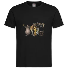 TMadagascar All Heroes -shirt with Print Madagascar All Heroes - 2XL black