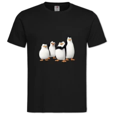 TMadagascar Penguins -shirt with Print Madagascar Penguins - 2XL black