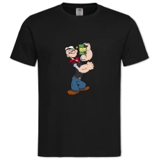 TPopeye The Sailor Power -shirt with Print Popeye The Sailor Power - 2XL black