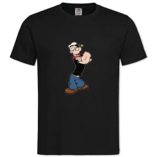 TPopeye The Sailor Powerfull -shirt with Print Popeye The Sailor Powerfull - 2XL black
