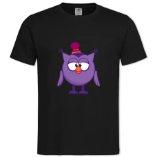 Футболка с принтом Смешарики Совунья - 2XL черная