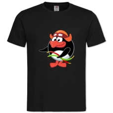 Футболка с принтом Смешарики Пин - 2XL черная