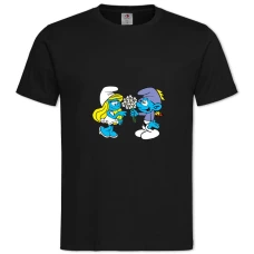 TThe Smurfs Love -shirt with Print The Smurfs Love - 2XL black
