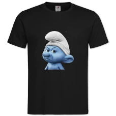 TThe Smurfs Angry Smurf -shirt with Print The Smurfs Angry Smurf - 2XL black