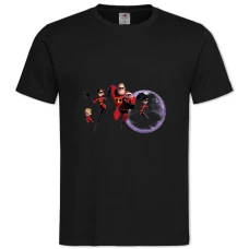 TThe Incredibles Main Heroes -shirt with Print The Incredibles Main Heroes - 2XL black