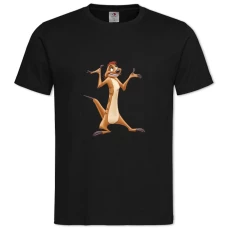 TTimon And Pumbaa Funny Timon -shirt with Print Timon And Pumbaa Funny Timon - 2XL black