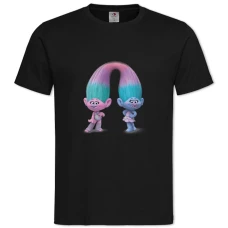 TTrolls Little Heroes -shirt with Print Trolls Little Heroes - 2XL black
