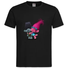 TTrolls Hugging -shirt with Print Trolls Hugging - 2XL black