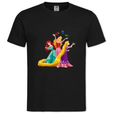 TDisney Cute Princess -shirt with Print Disney Cute Princess - 2XL black