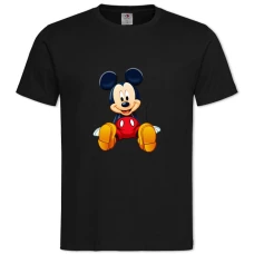 TDisney Mickey Mouse -shirt with Print Disney Mickey Mouse - 2XL black