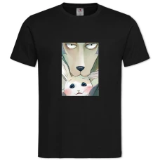 TBeastars Cute Heroes -shirt with Print Beastars Cute Heroes - 2XL black