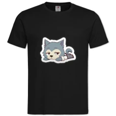 TBeastars Little Legoshi -shirt with Print Beastars Little Legoshi - 2XL black