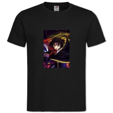 TCode Geass Black Prince Hero -shirt with Print Code Geass Black Prince Hero - 2XL black