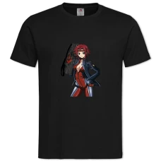 TCode Geass Hero Kallen Stadtfeld -shirt with Print Code Geass Hero Kallen Stadtfeld - 2XL black
