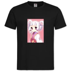 TCode Geass Cute Girl -shirt with Print Code Geass Cute Girl - 2XL black