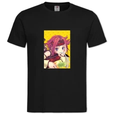 TCode Geass Kallen Stadtfeld Hero -shirt with Print Code Geass Kallen Stadtfeld Hero - 2XL black