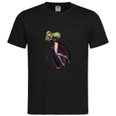 TCode Geass C2 Girl Hero -shirt with Print Code Geass C2 Girl Hero - 2XL black