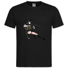 TDanganronpa Mukuro Ikusaba -shirt with Print Danganronpa Mukuro Ikusaba - 2XL black