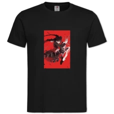 TDanganronpa Toko Fukawa Hero -shirt with Print Danganronpa Toko Fukawa Hero - 2XL black