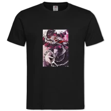 TDanganronpa Selestia -shirt with Print Danganronpa Selestia - 2XL black