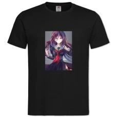 TDanganronpa Hero Girl -shirt with Print Danganronpa Hero Girl - 2XL black