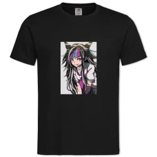 TDanganronpa Ibuki Mioda -shirt with Print Danganronpa Ibuki Mioda - 2XL black