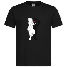 TDanganronpa Hero Monokuma -shirt with Print Danganronpa Hero Monokuma - 2XL black