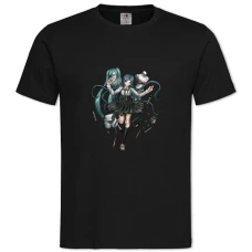 TDanganronpa Tsumugi Shirogane -shirt with Print Danganronpa Tsumugi Shirogane - 2XL black