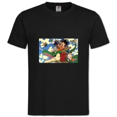 TDragon Ball Main Heroes -shirt with Print Dragon Ball Main Heroes - 2XL black