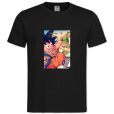 TDragon Ball Running Goku -shirt with Print Dragon Ball Running Goku - 2XL black