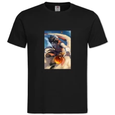 TDragon Ball Realistic Art -shirt with Print Dragon Ball Realistic Art - 2XL black
