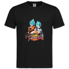 TDragon Ball Heroes Fighters -shirt with Print Dragon Ball Heroes Fighters - 2XL black