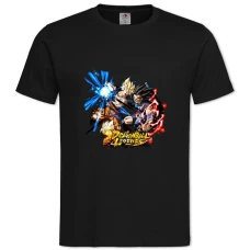 TDragon Ball Fighters Print -shirt with Print Dragon Ball Fighters Print - 2XL black