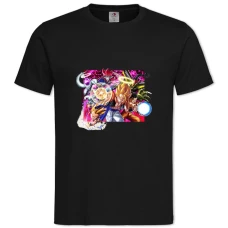 TDragon Ball Cute Art Print -shirt with Print Dragon Ball Cute Art Print - 2XL black
