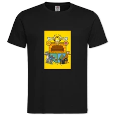 TThe Simpsons Nacion Simpson -shirt with Print The Simpsons Nacion Simpson - 2XL black