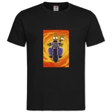 TThe Simpsons Bart And Homer -shirt with Print The Simpsons Bart And Homer - 2XL black