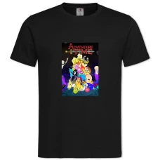 TAdventure Time Main Heroes -shirt with Print Adventure Time Main Heroes - 2XL black