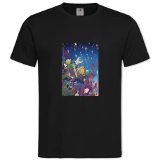 TAdventure Time Universe -shirt with Print Adventure Time Universe - 2XL black