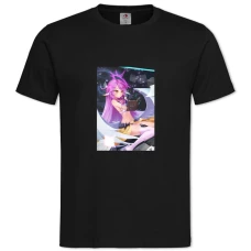 Футболка с принтом Без Игры Нет Жизни Джибриль И Книга - 2XL черная